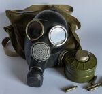 GP-7 Soviet Gas Mask โ Black, With a Free Modern Safe Filter - Image 3
