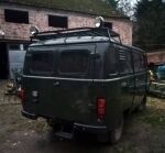 UAZ 452 near an old shed