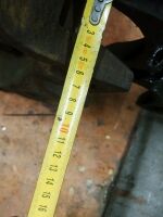 The difference in width between 13- and 14-tooth drive wheels for the T-54, T-55 and T-62